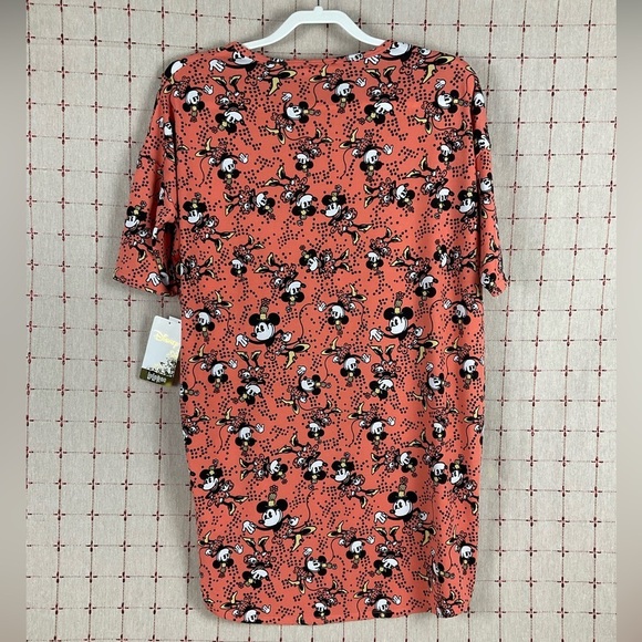 Lularoe X Disney Retro Minnie Mouse Irma Hi Lo Hem Top Size Small Tunic New - Picture 4 of 4